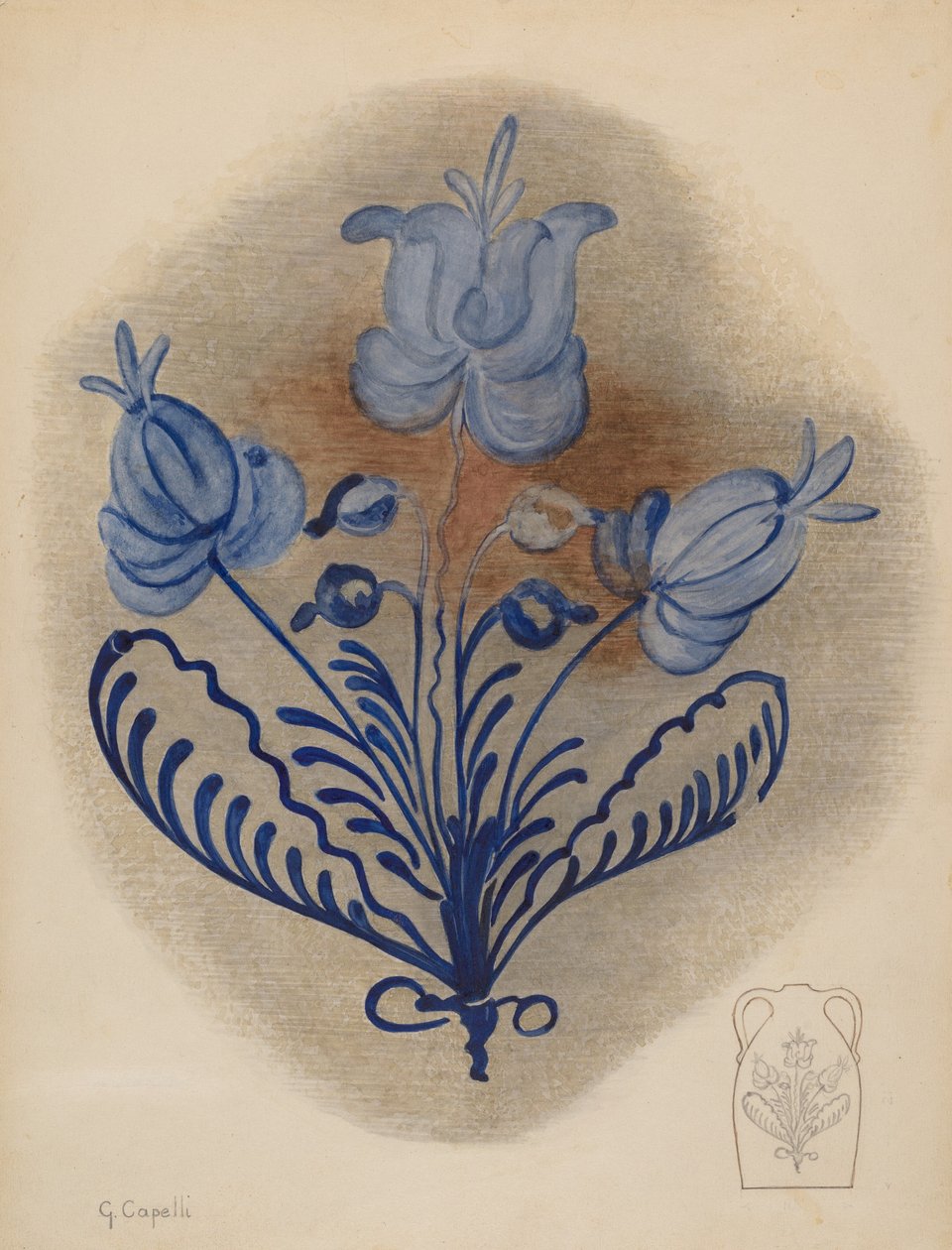 Water of Ciderkan, ca. 1939 door Giacinto Capelli