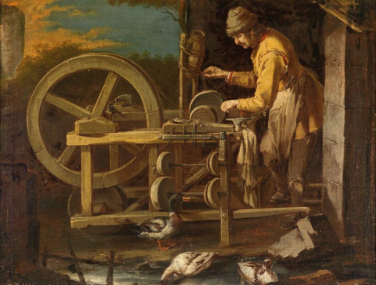 De scharenslijper door Giacomo Francesco Cipper