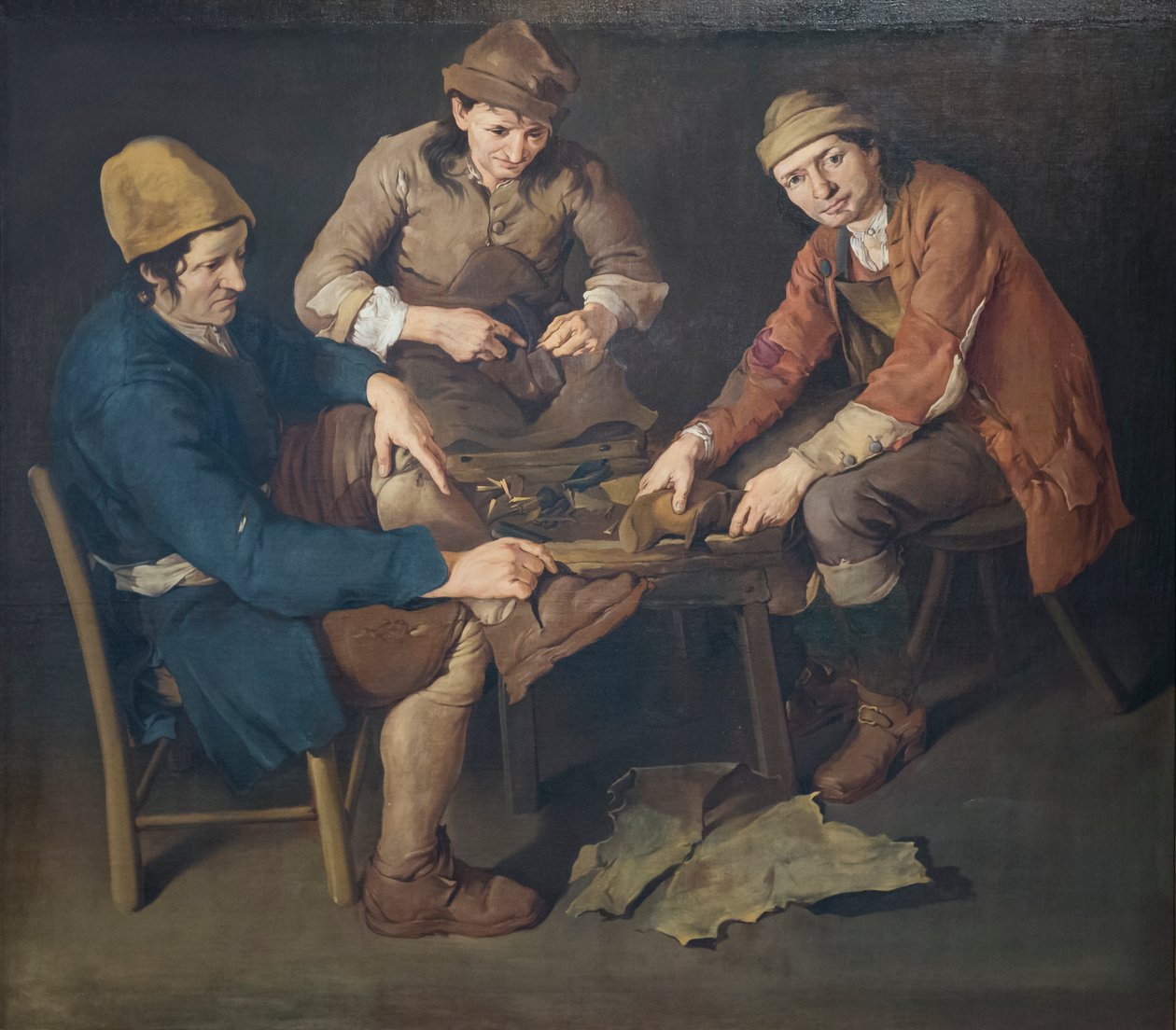 De schoenmakers door Giacomo (1698 1767) Ceruti