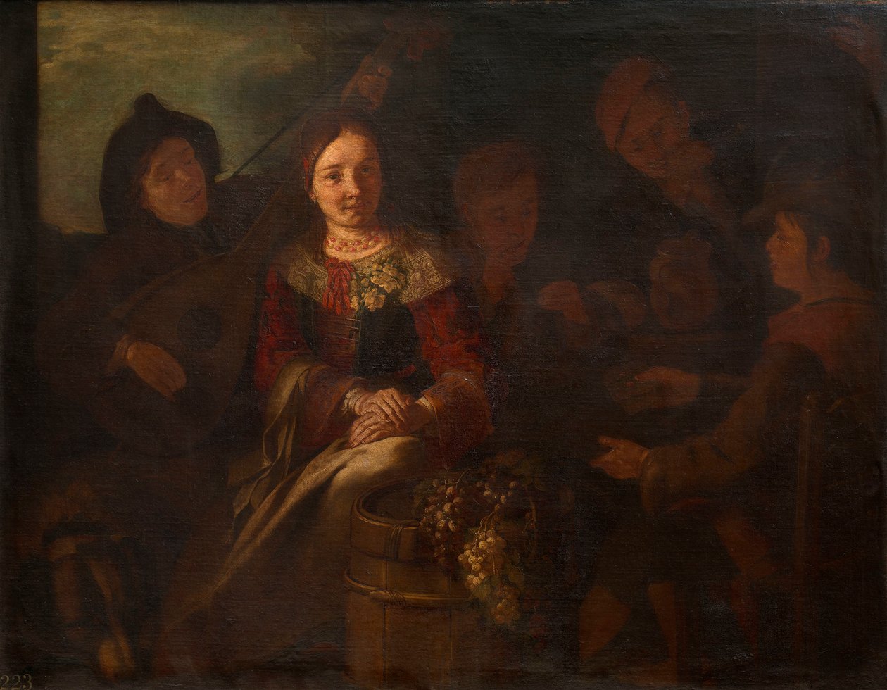Een boerengroep door Giacomo Francesco Cipper