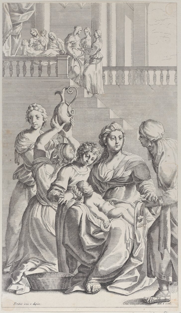 Geboorte van Sint Benedictus door Giacomo Maria Giovannini
