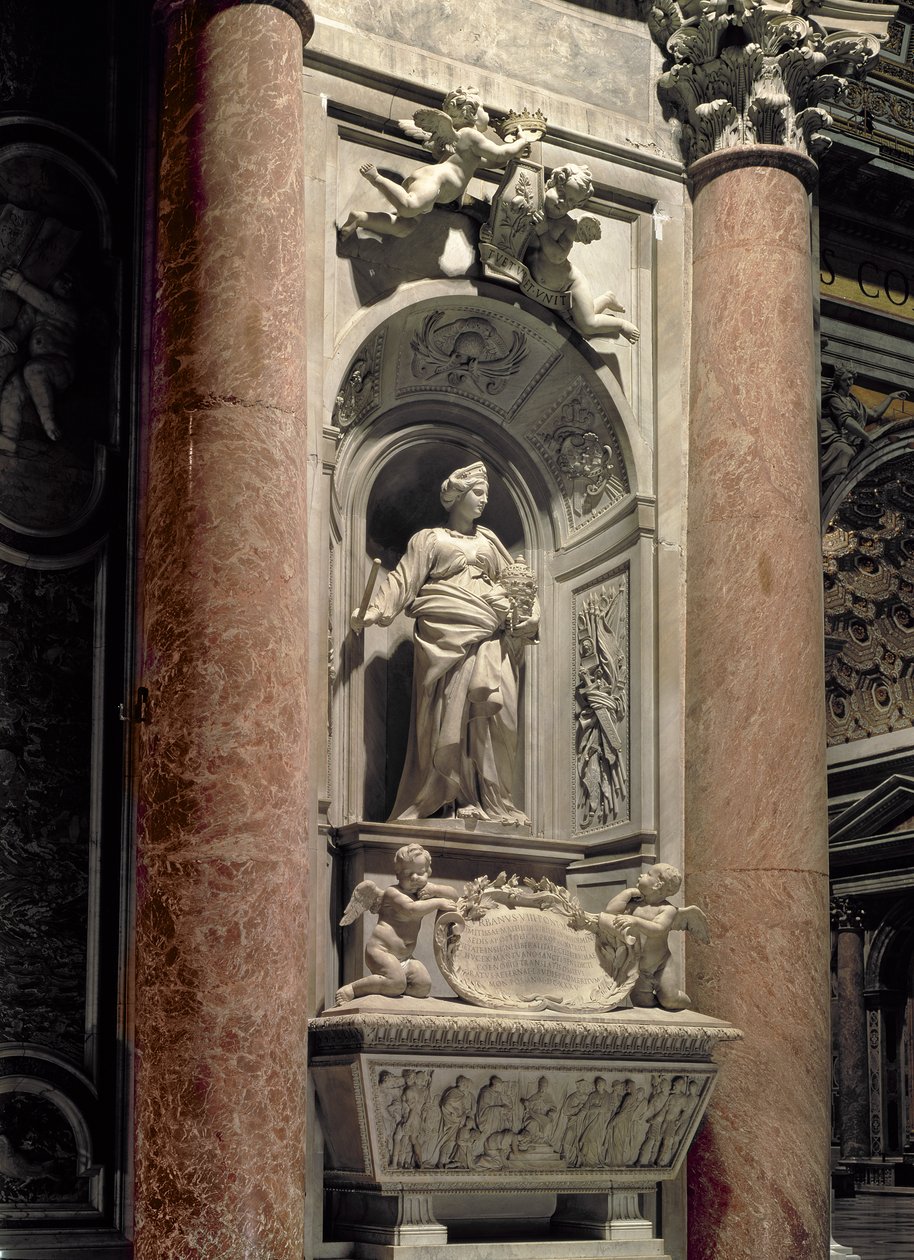 Graf van Mathilde de Grote Gravin (1046-1115), 1633 door Gian Lorenzo Bernini