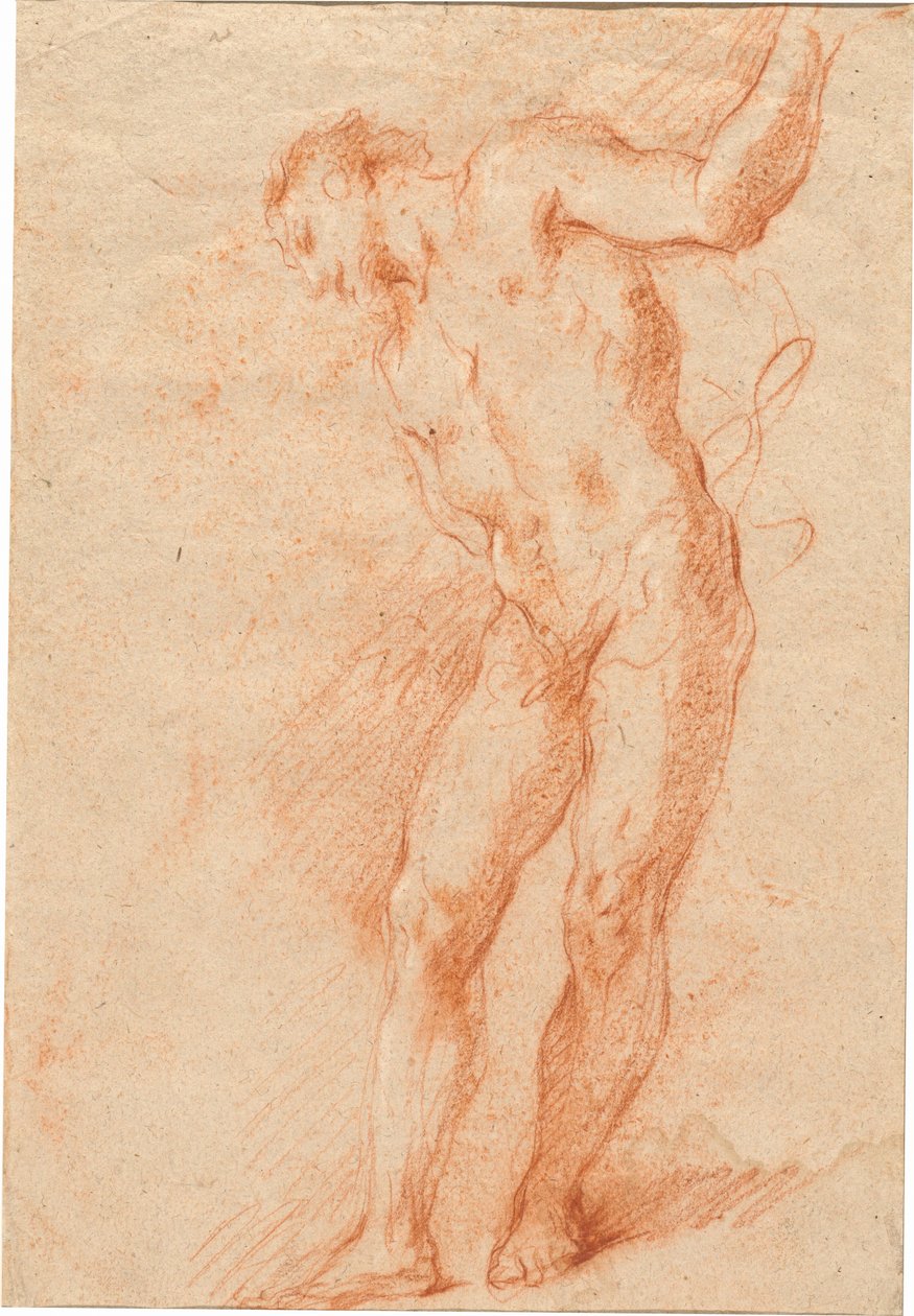 Mannelijk Naakt door Gian Antonio Guardi