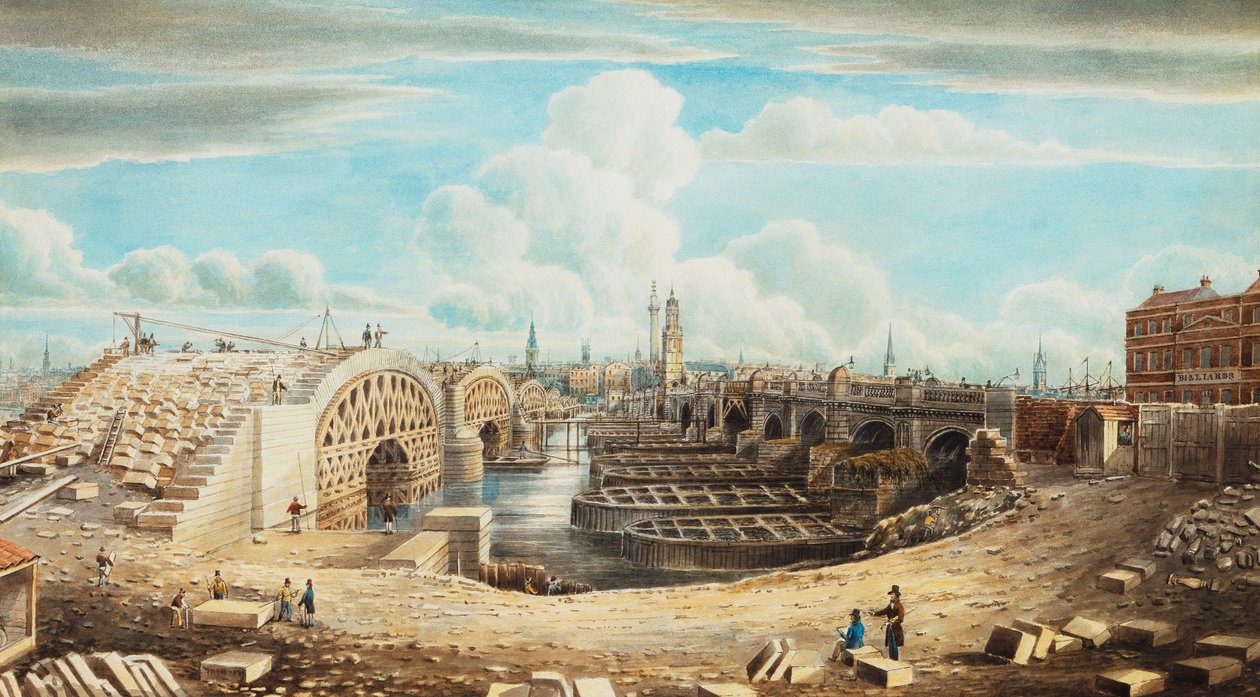 Herbouw van de London Bridge door Gideon Yates