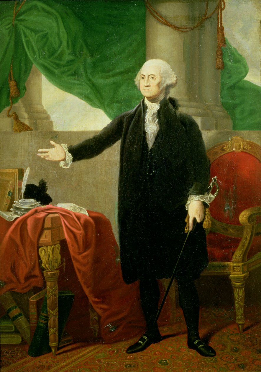 Portret van George Washington door Gilbert Stuart
