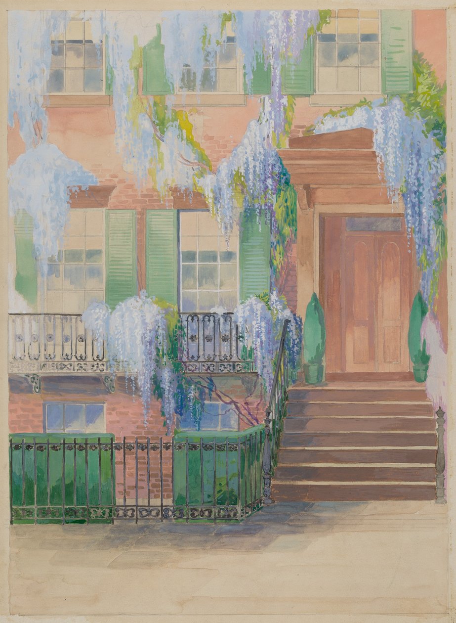 Stadstuin, ca. 1936 door Gilbert Sackerman