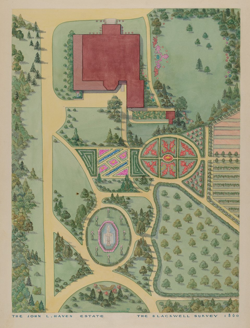 John A. Haven Estate door Gilbert Sackerman