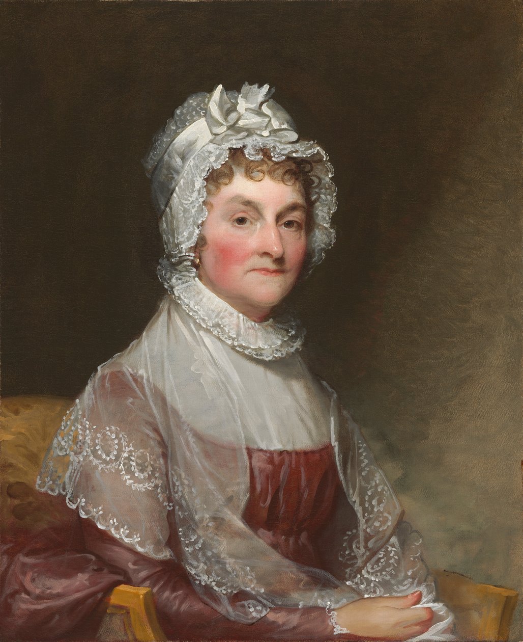 Abigail Smith Adams door Gilbert Stuart