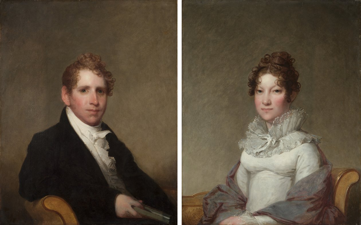 Dr. James Stuart; Mary Campbell Stuart door Gilbert Stuart