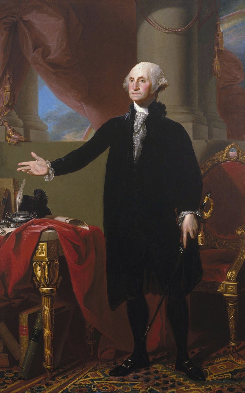 George Washington door Gilbert Stuart