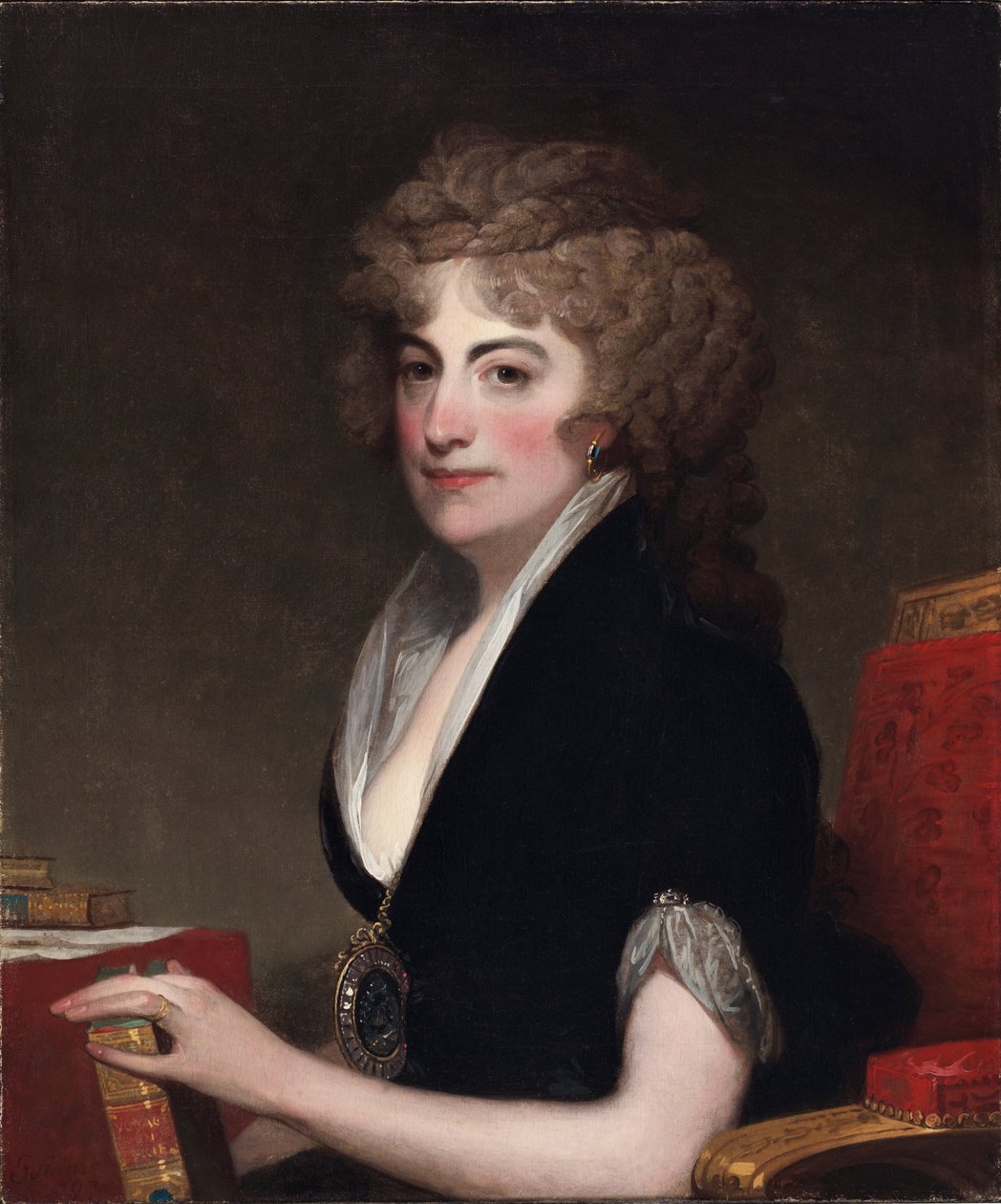 Portret van Anne Willing Bingham door Gilbert Stuart