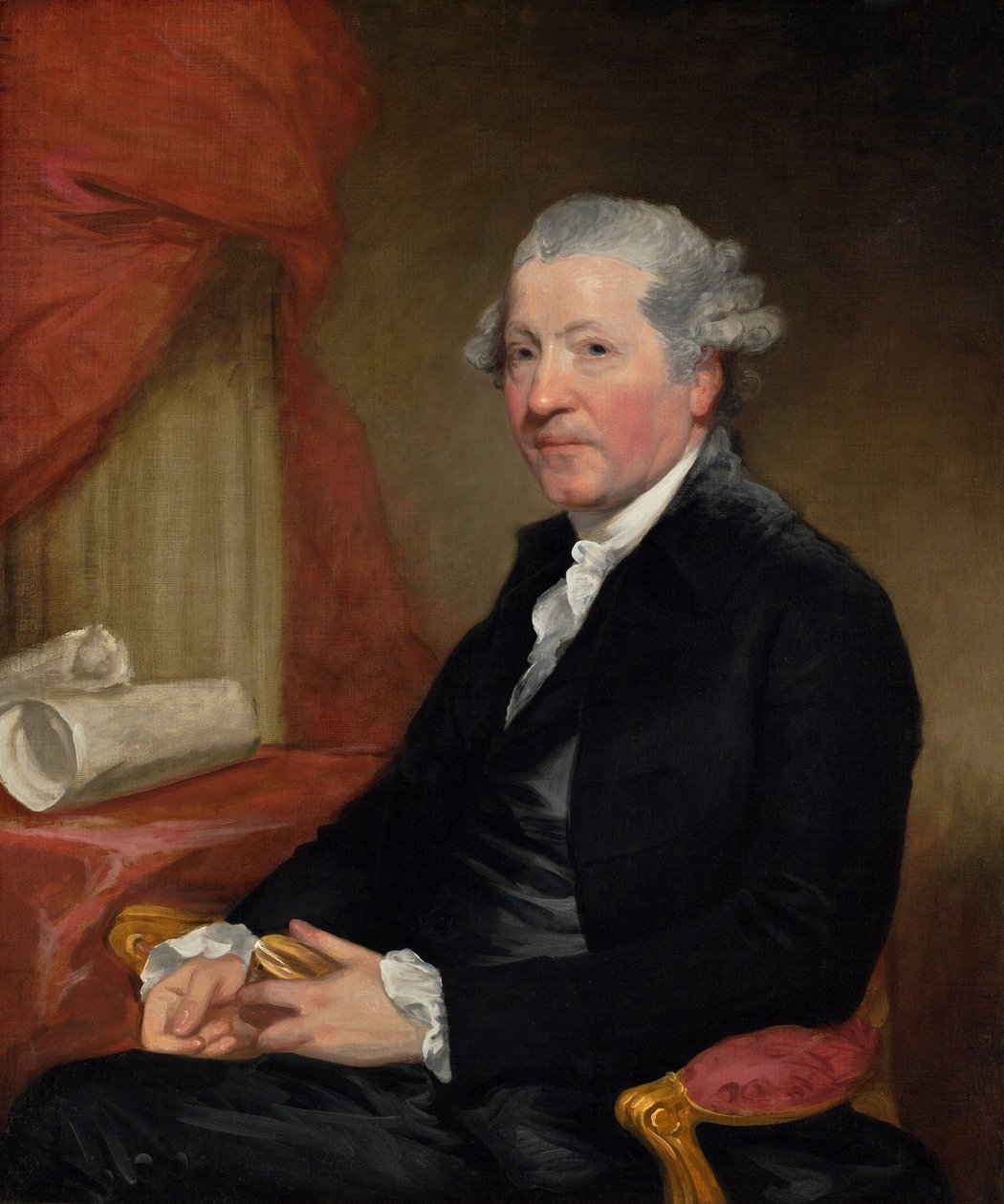 Sir Joshua Reynolds door Gilbert Stuart