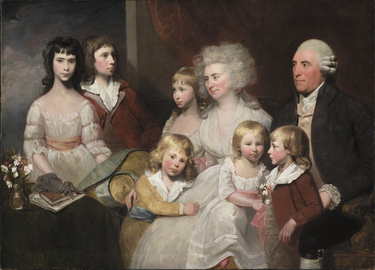 De familie Todd, c.1785 door Gilbert Stuart