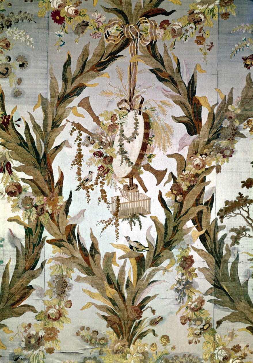 Muurschildering zijde van de Keizerin Slaapkamer (detail) door Gilles Gaudin