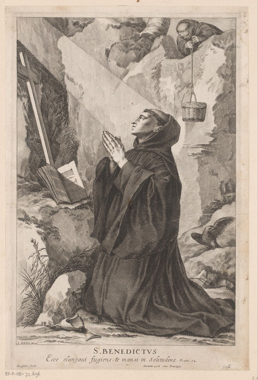Heilige Benedictus door Gilles Rousselet