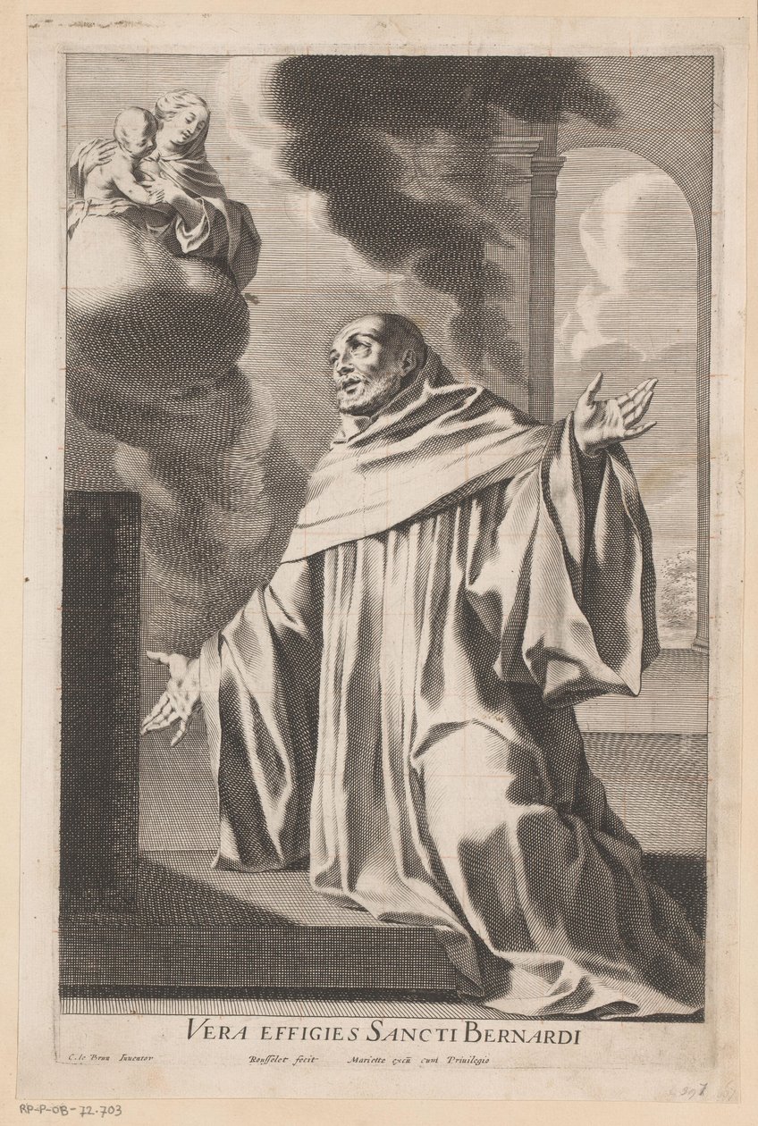 Heilige Bernard van Clairvaux door Gilles Rousselet