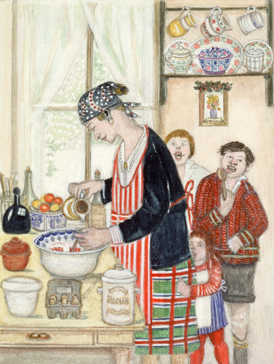 Kerstpudding door Gillian Lawson