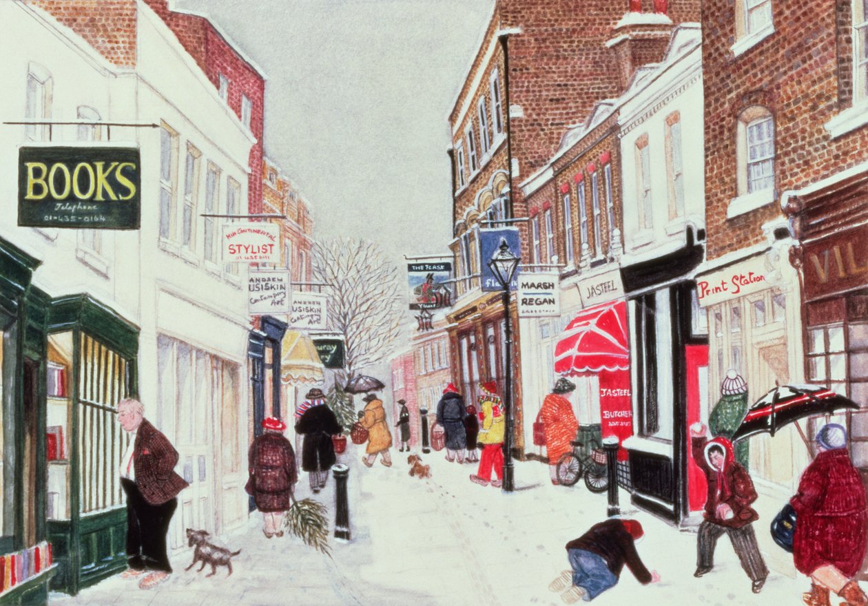 Flask Walk, Hampstead door Gillian Lawson