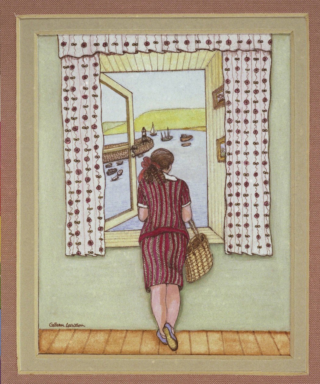Havenzicht, 1986 door Gillian Lawson