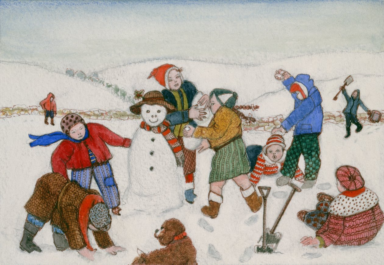 Spelen in de Sneeuw door Gillian Lawson