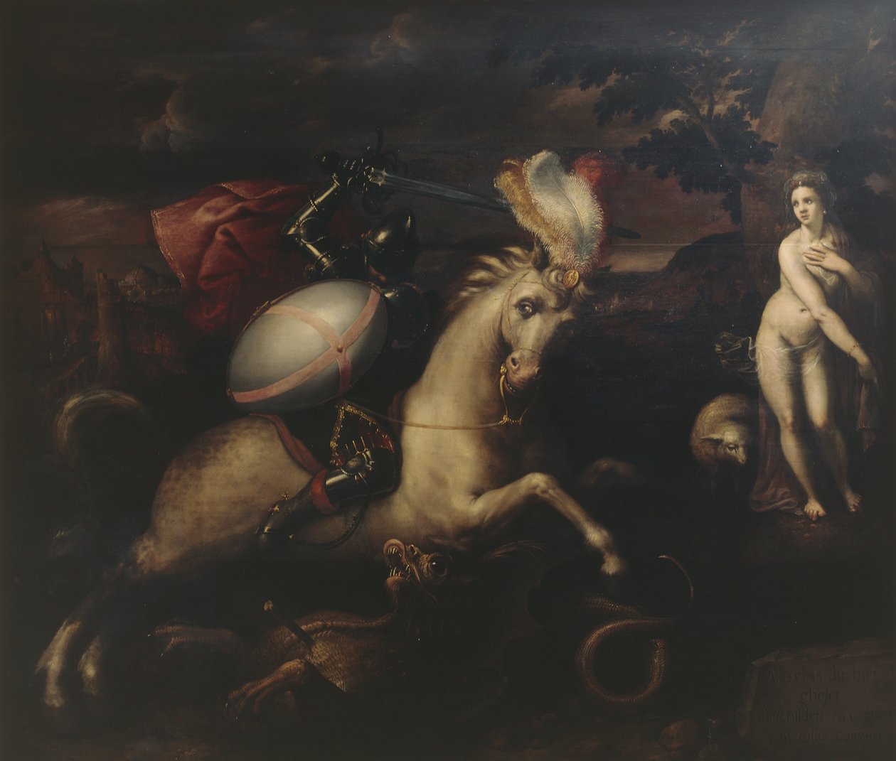 Sint Joris door Gillis (c.1535 99) Congnet