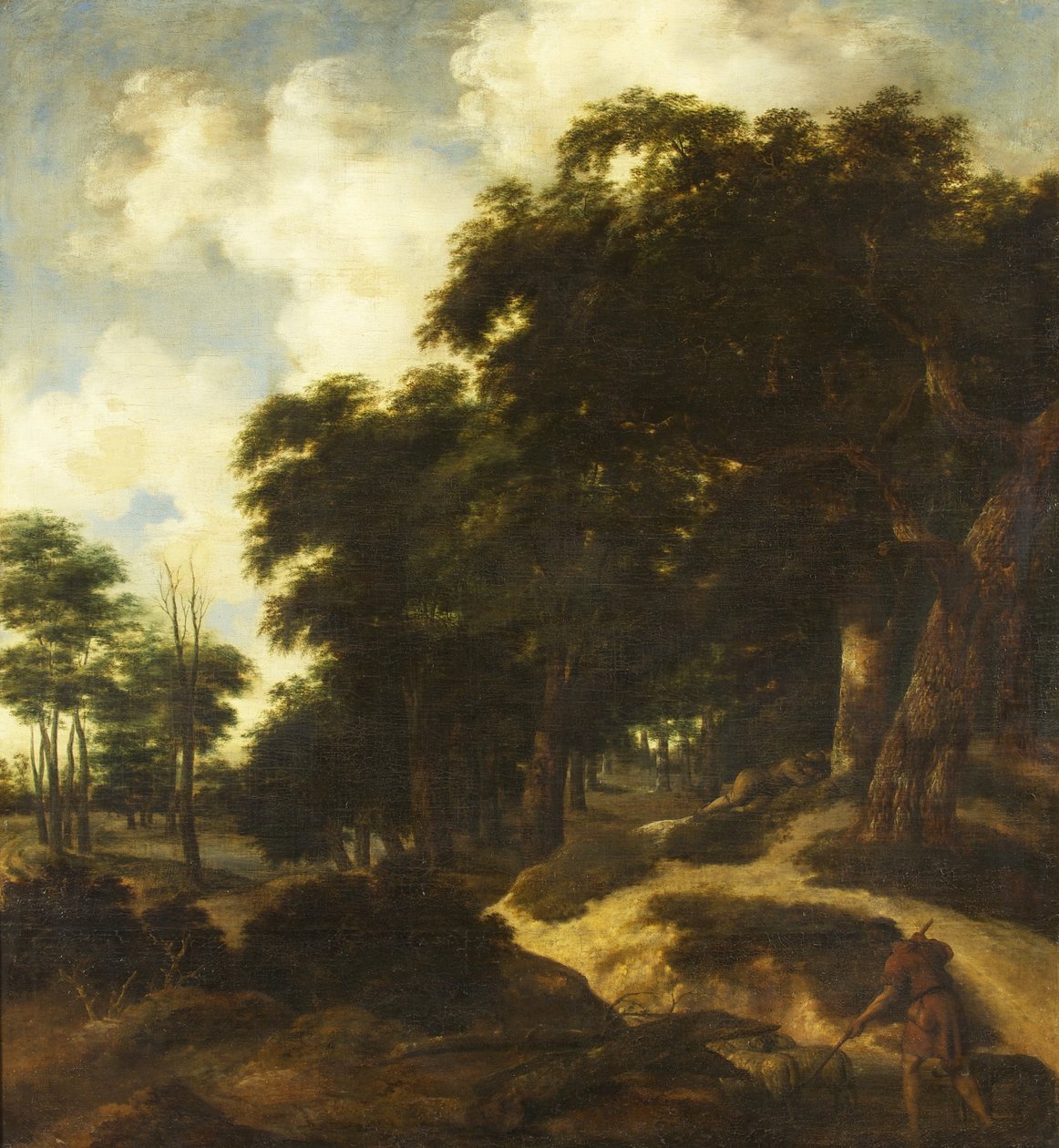 Boslandschap door Gillis van Scheyndel