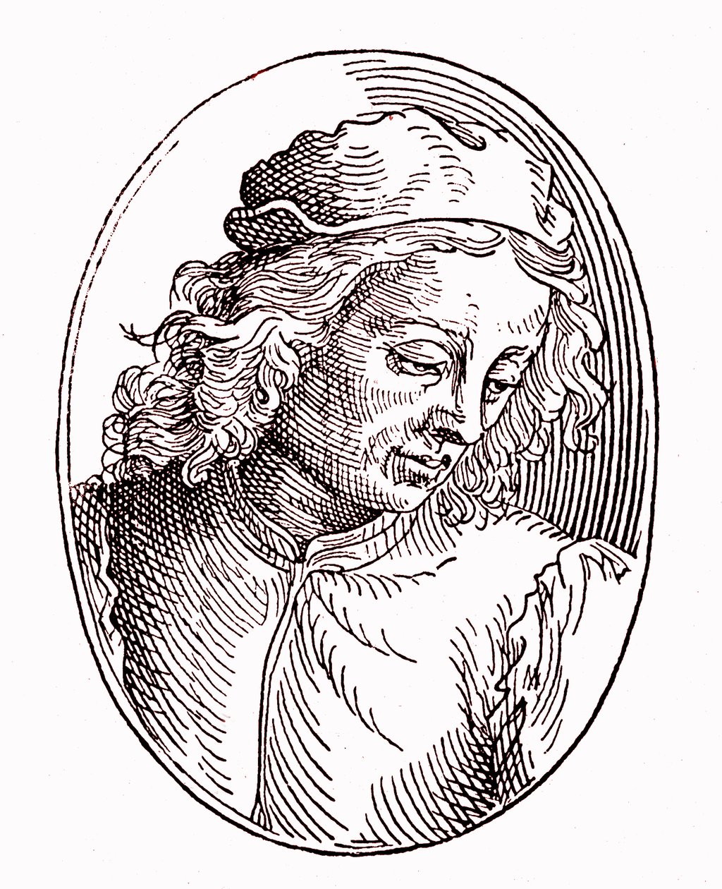 Raffaellino Del Garbo door Giorgio (after) Vasari