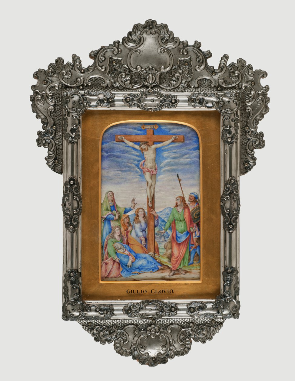 Kruisiging, ca. 1572 door Giorgio Giulio Clovio