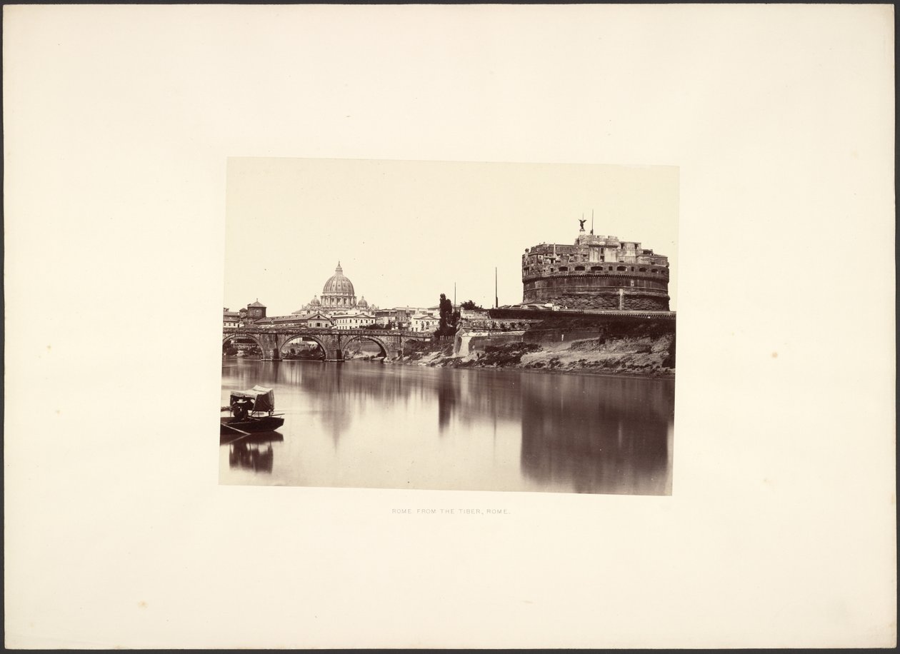 Rome vanaf de Tiber, Rome door Giorgio Sommer