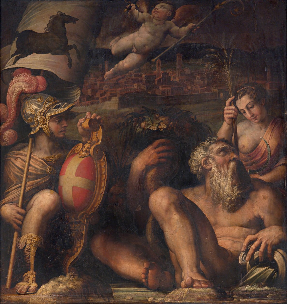 Allegorie van Arezzo door Giorgio Vasari