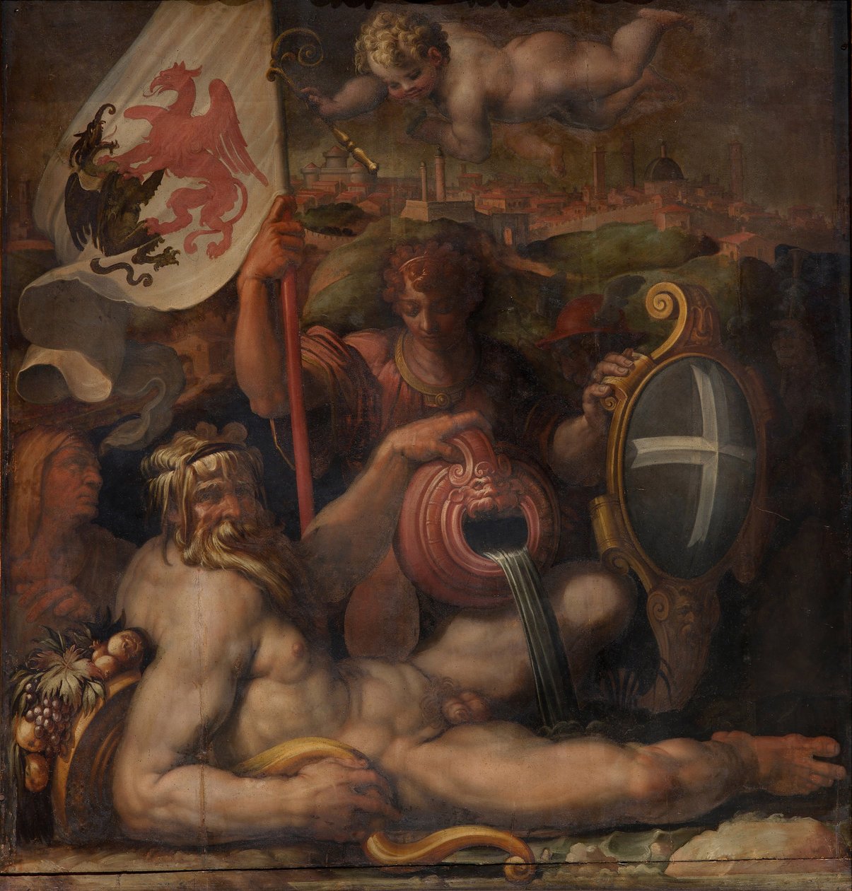 Allegorie van Volterra, 1563-1565 door Giorgio Vasari