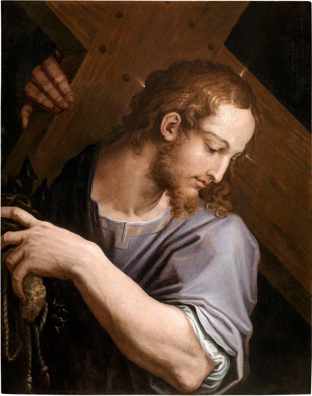 Christus draagt het kruis door Giorgio Vasari