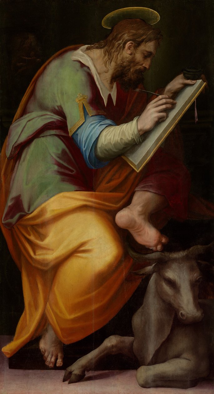 Sint Lucas door Giorgio Vasari