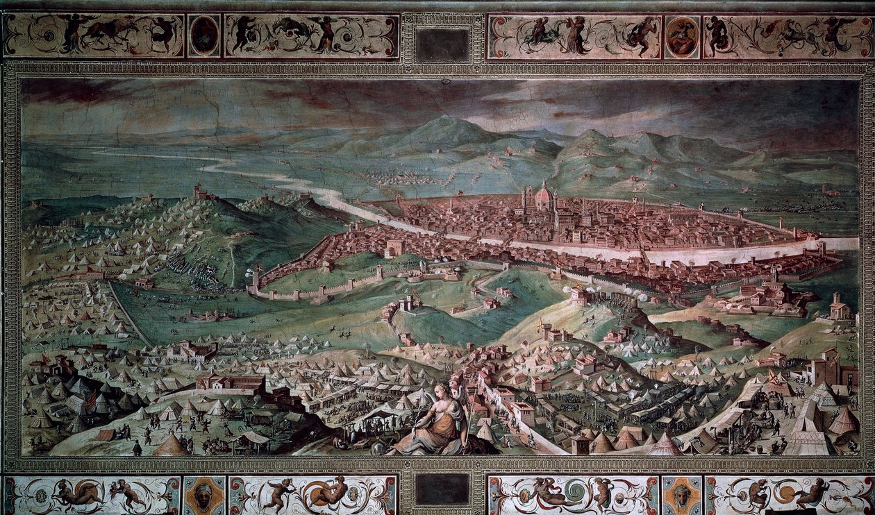 Belegering van Florence door Giorgio Vasari