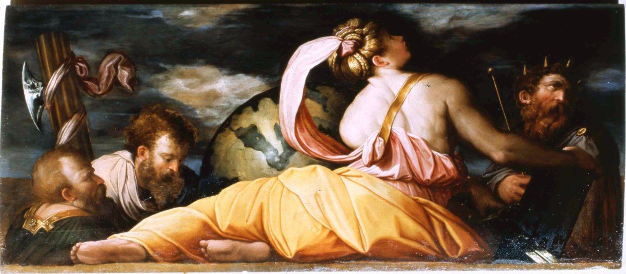 De gerechtigheid, 1542 door Giorgio Vasari