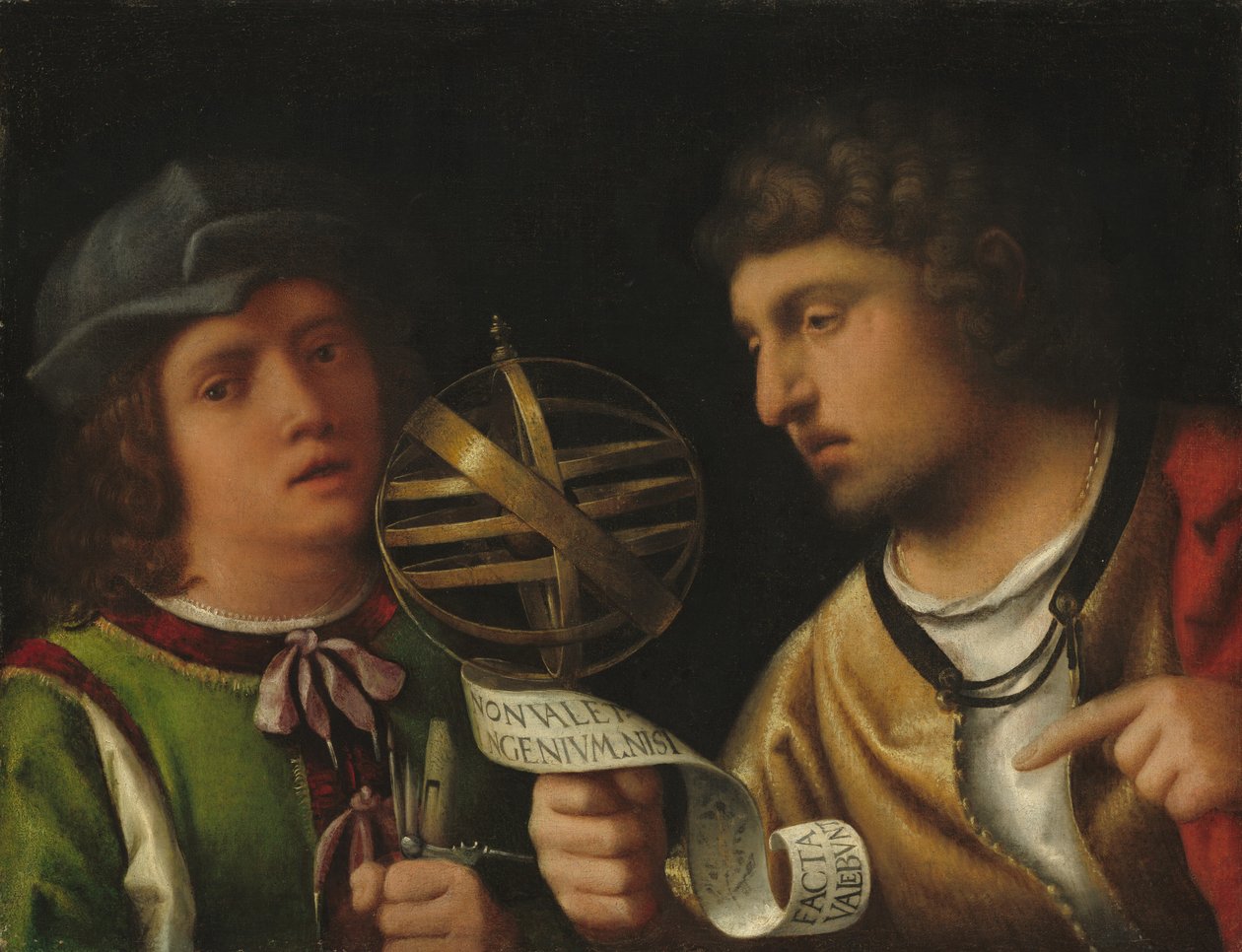 Giovanni Borgherini en Zijn Tutor door Giorgione