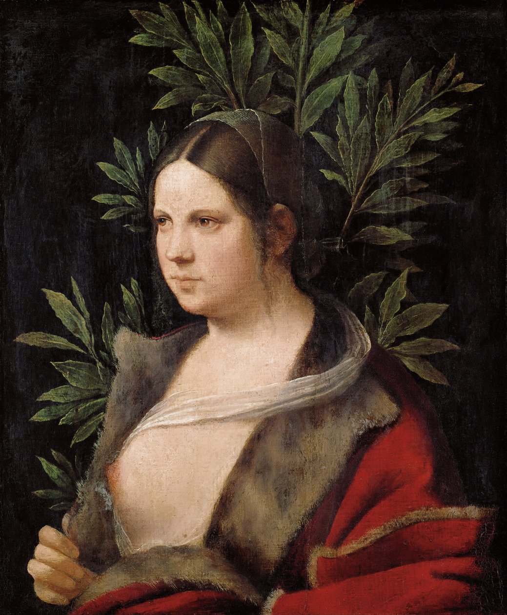 Jonge vrouw ("Laura") door Giorgione