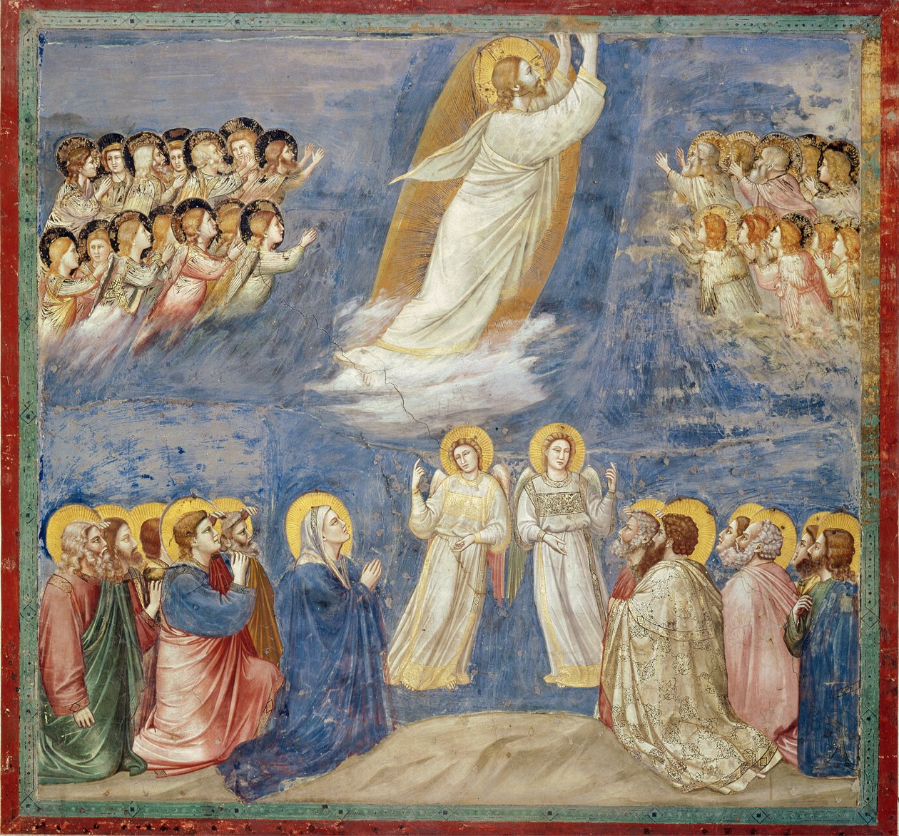 De Hemelvaart, c.1305 door Giotto di Bondone