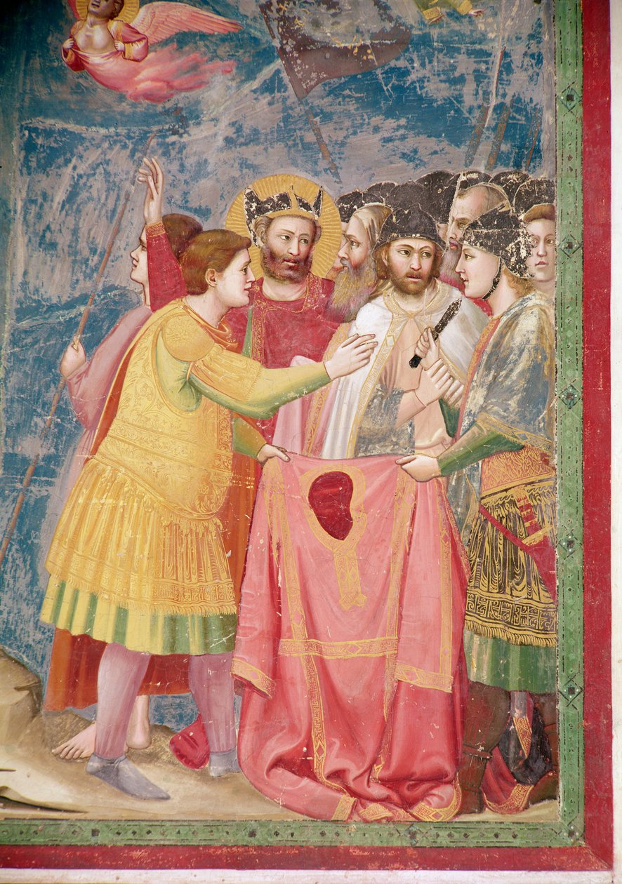 De Kruisiging (detail) door Giotto di Bondone