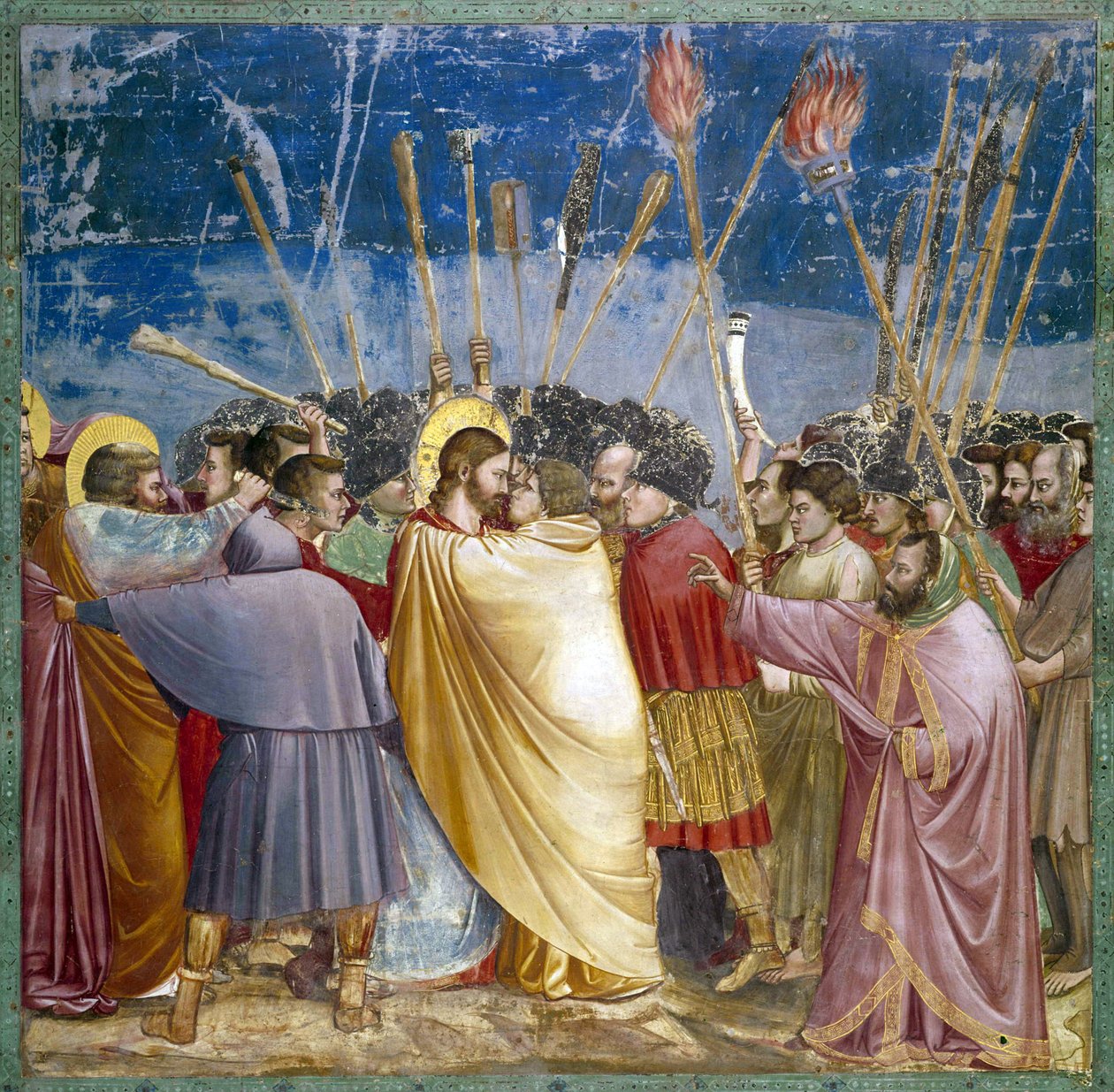 Het Verraad van Christus door Giotto (c.1266 1337)