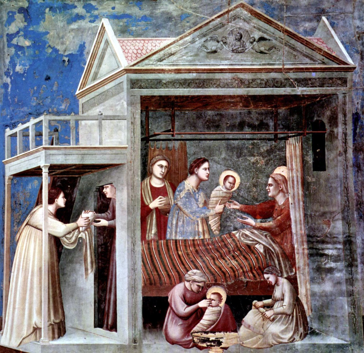 Geboorte van de Maagd door Giotto