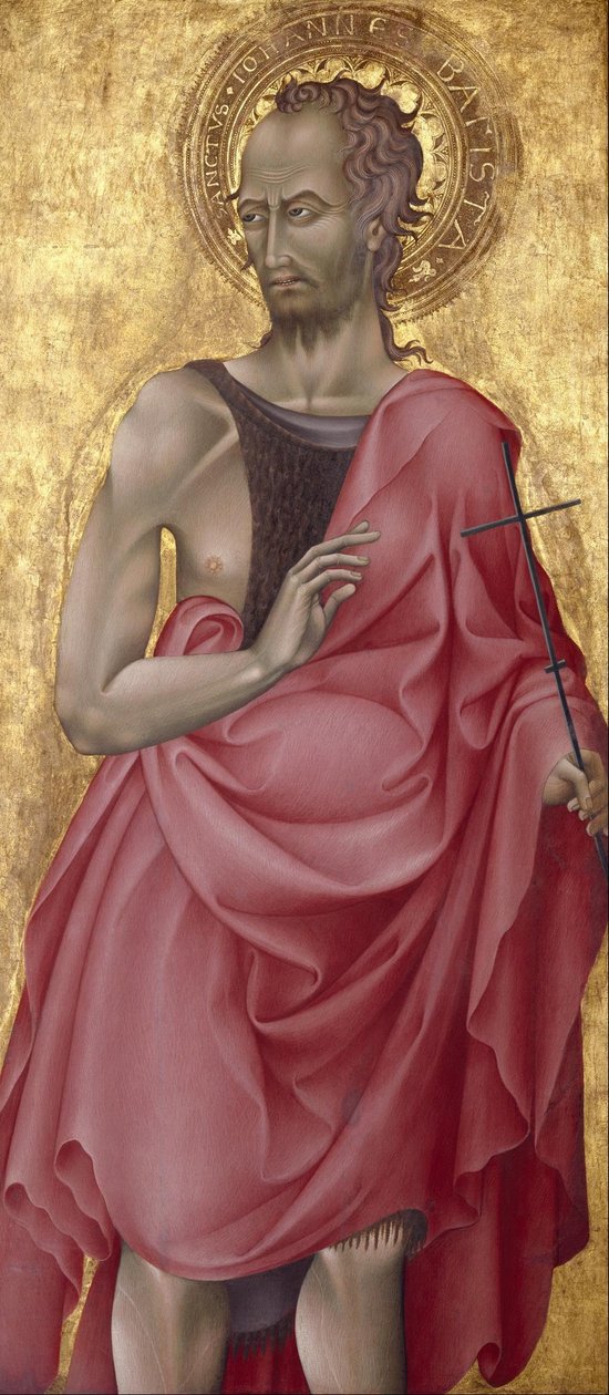 Sint Johannes de Doper door Giovanni di Paolo