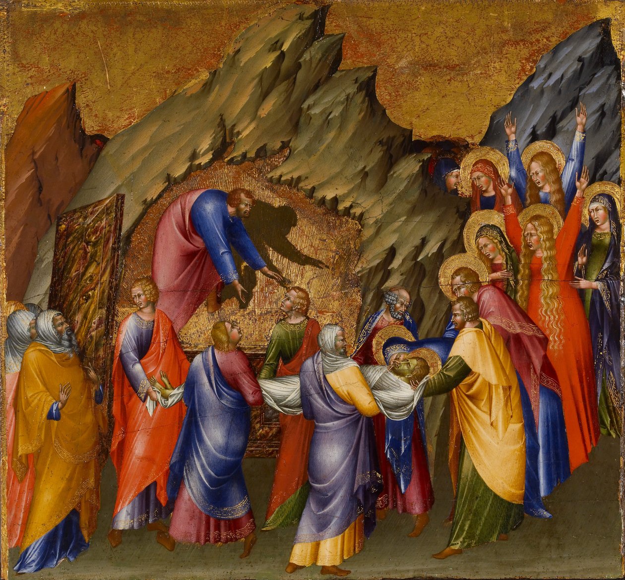 De Graflegging door Giovanni di Paolo