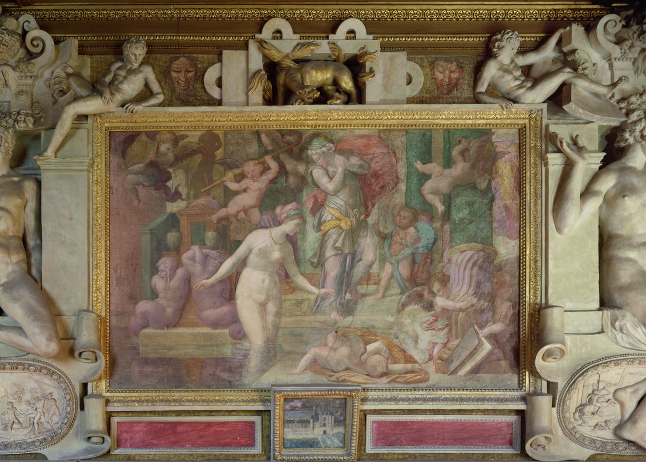 Venus bij de Fontein, uit de Galerie François I, 1535-40 door Giovanni Battista Rosso Fiorentino