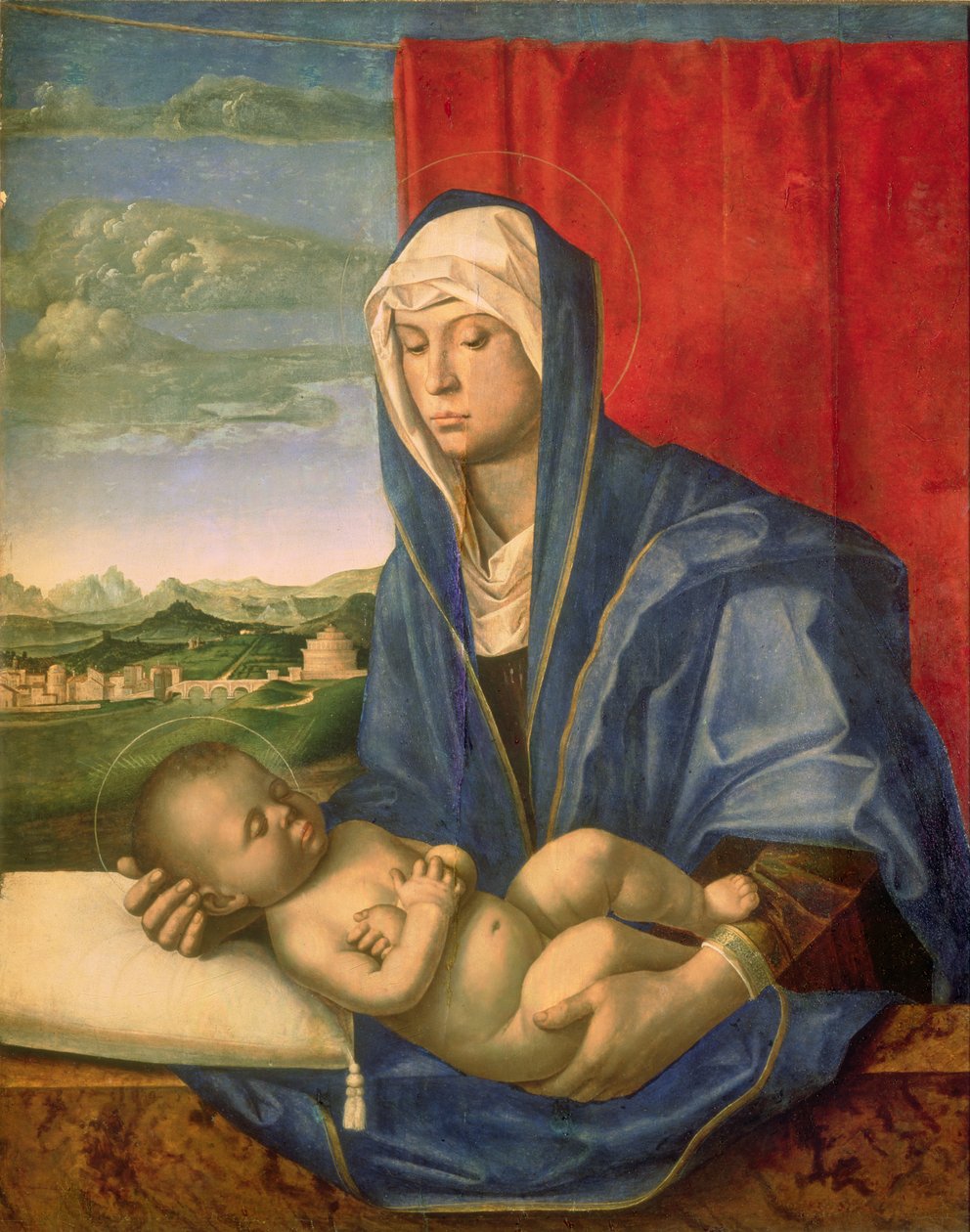 Maagd en kind door Giovanni Bellini