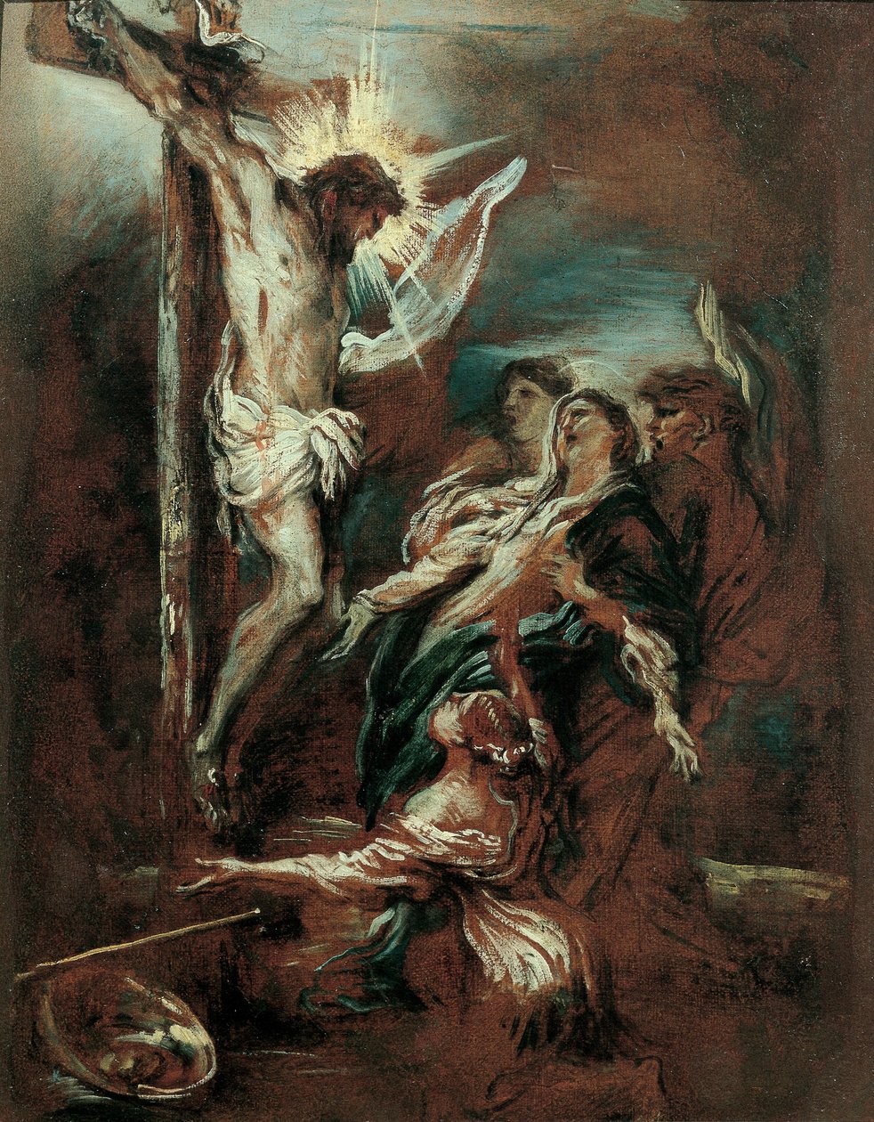 Kruisiging door Giovanni Benedetto Castiglione