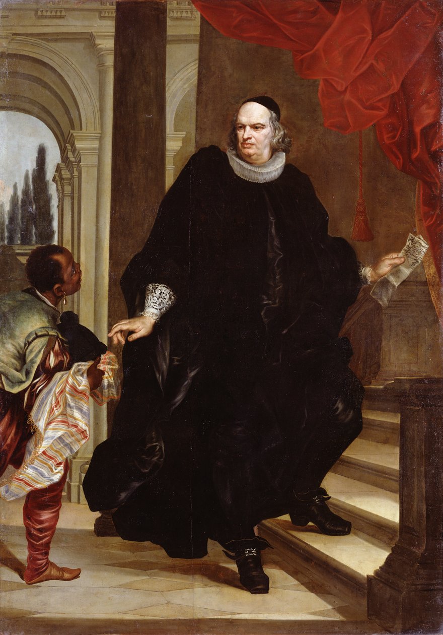 Portret van P. Franzone door Giovanni Bernardo Carboni