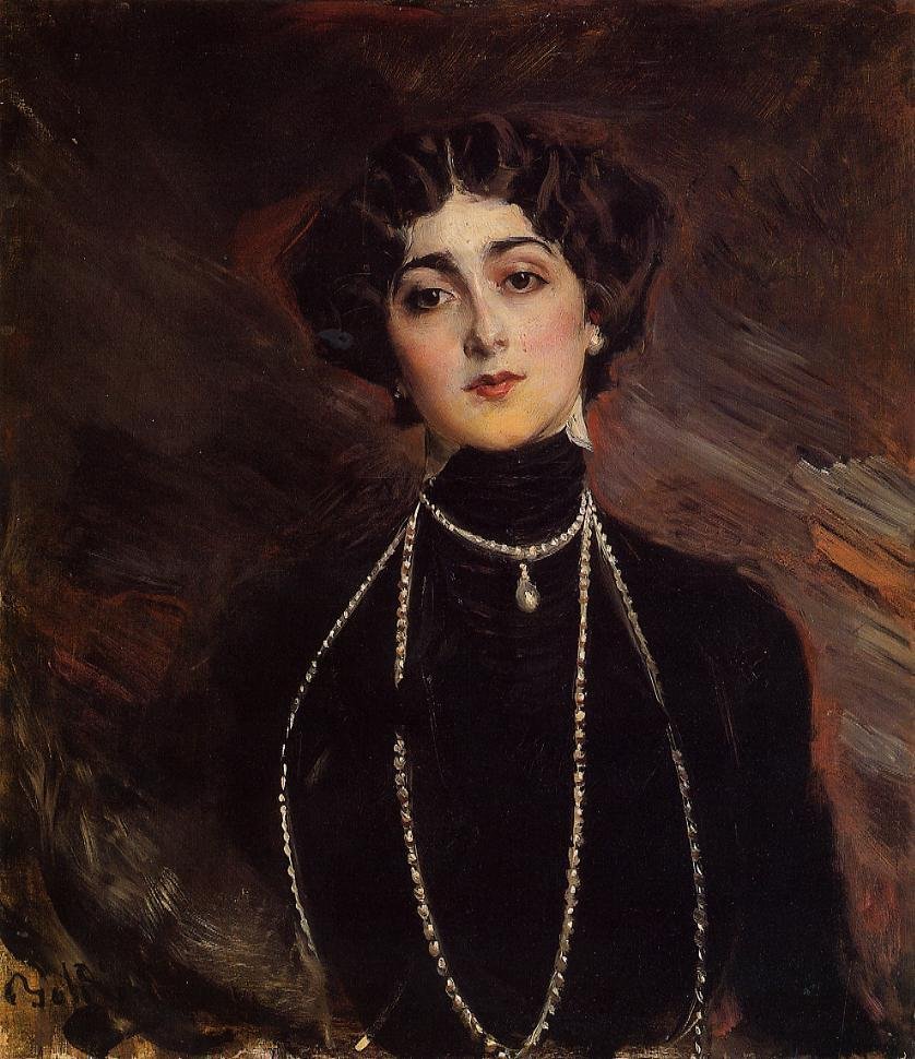 De operazangeres Lina Cavalieri door Giovanni Boldini