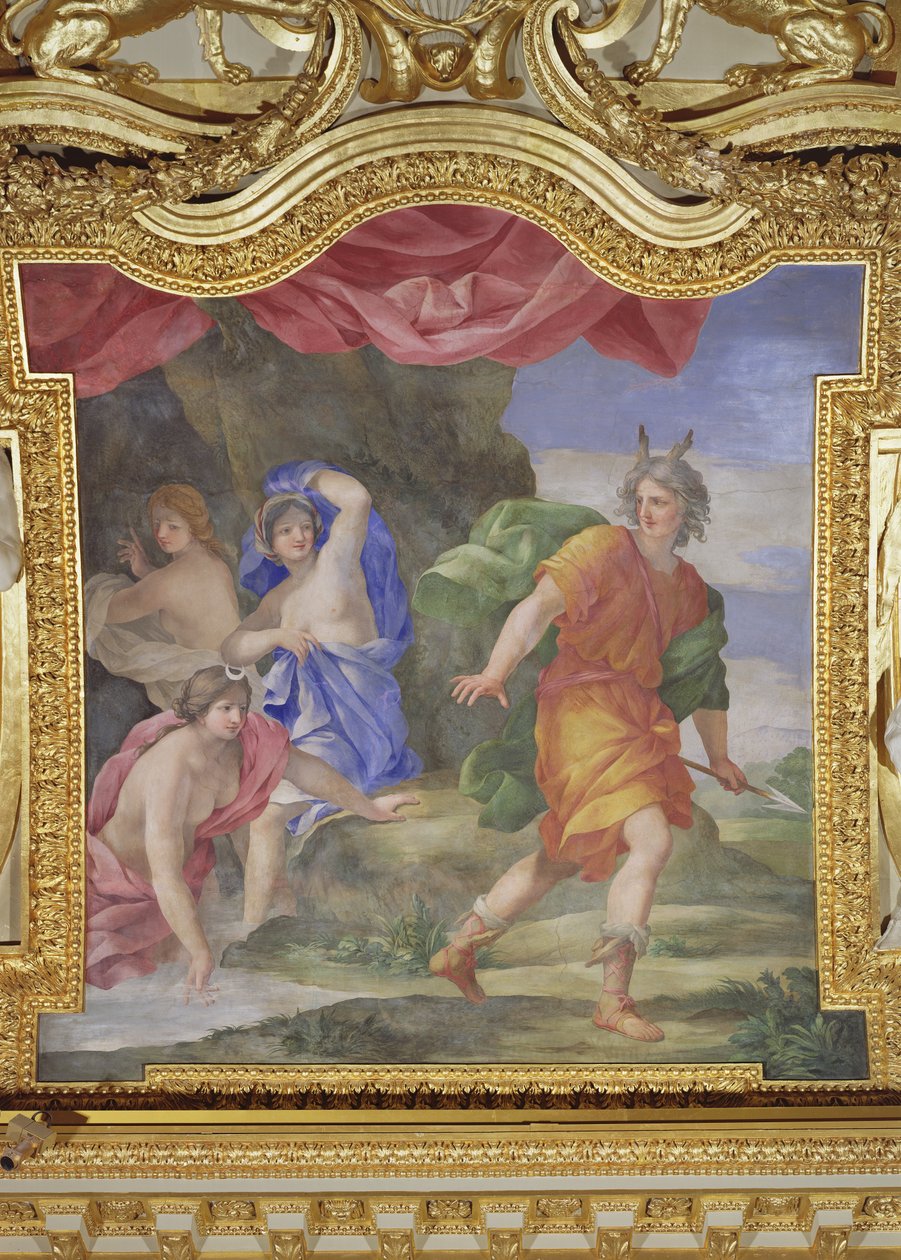 Diana en Actaeon door Giovanni Francesco Romanelli