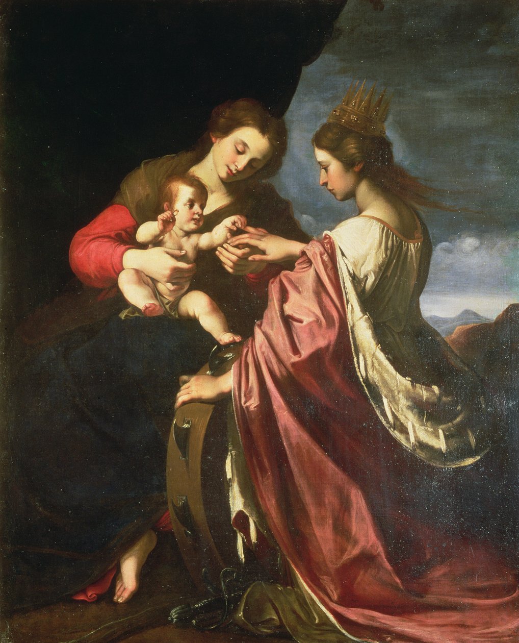 Het Mystieke Huwelijk van St. Catherine door Giovanni Mannozzi
